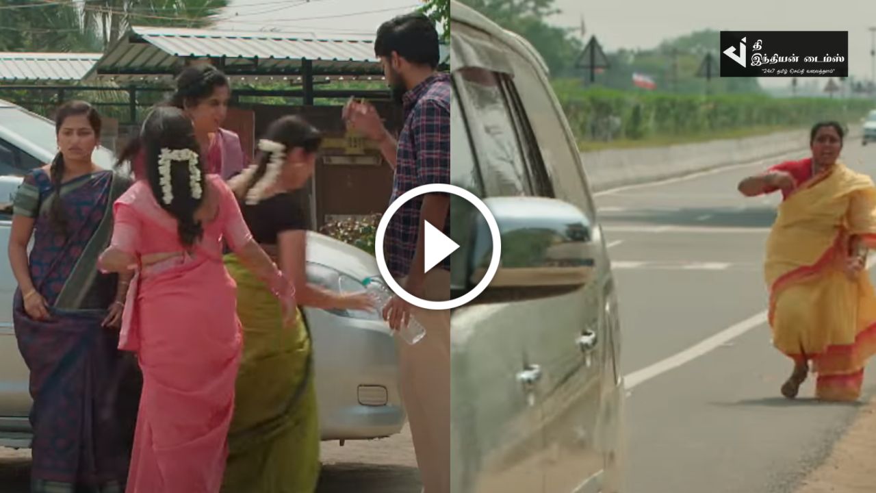 ஜான்சி ராணியை நடுரோட்டில் விட்டுவிட்டு கார் எடுத்து சென்ற நந்தினி… எதிர்நீச்சல் ப்ரோமோ