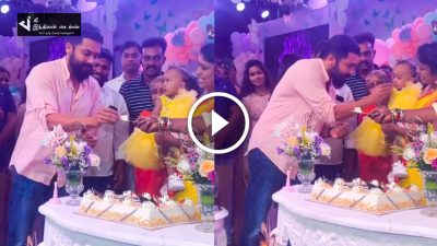 பாப்பா கொஞ்சம் கேக் சாப்பிடும்மா.. யோகி பாபு மக்களுக்கு பாசமாக கேக் ஊட்டிய சூர்யா 61