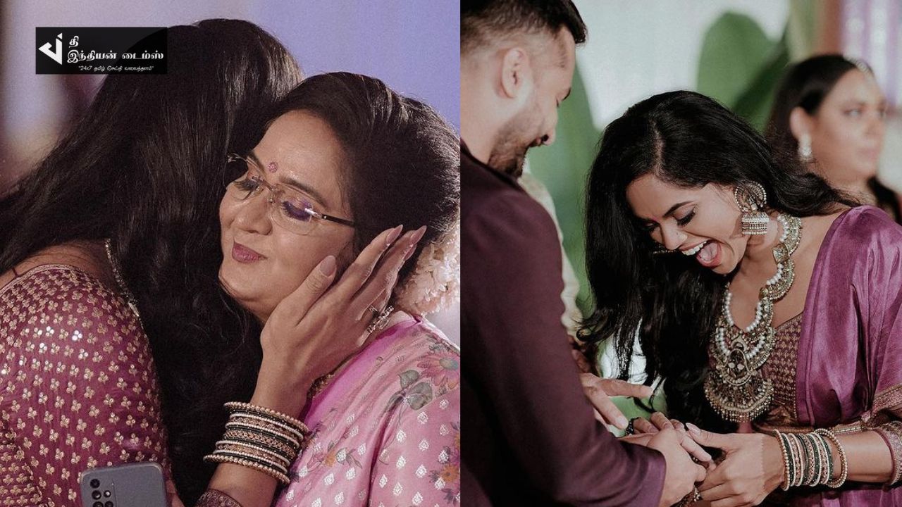 சத்தமே இல்லாமல் நடந்து முடிந்த நடிகை ராதா மகள் திருமண நிச்சயம்.. வைரலாகும் புகைப்படங்கள்