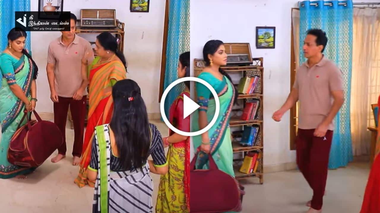 என் புருஷன் வந்தாதான் நான் போவேன்… மீண்டும் பாக்கியா வீட்டிற்குள் வந்த ராதிகா.. பாக்கியலட்சுமி