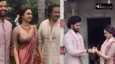 நடிகர் அர்ஜுன் மகளுக்கு டும்டும்... தம்பி ராமையா மகனுடன் முடிந்த நிச்சயதார்த்தம் 44