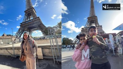 மகள் மற்றும் பேரக்குழந்தைகளுடன் பாரிஸீல் விடுமுறையை கொண்டாடும் நடிகை ராதிகா சரத்குமார் 22