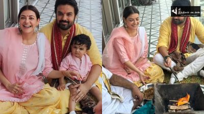 புது வீட்டிற்கு குடும்பத்துடன் கிரஹப்பிரவேசம் செய்த நடிகை காஜல் அகர்வால் 47