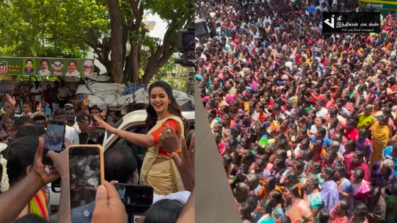 சமந்தா,நயன்தாராவுக்கு இணையாக கயல் சீரியல் HEROINE-க்கு கூடிய கூட்டம்