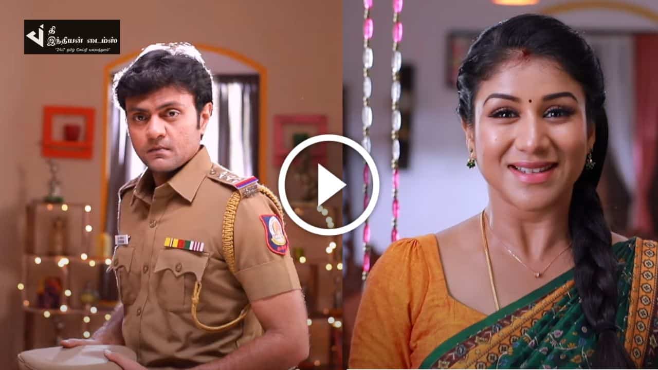 மீண்டும் விக்ரமை போலீசாக பார்த்து பூரித்து நிற்கும் இனியா… இனியா சீரியல் ப்ரோமோ