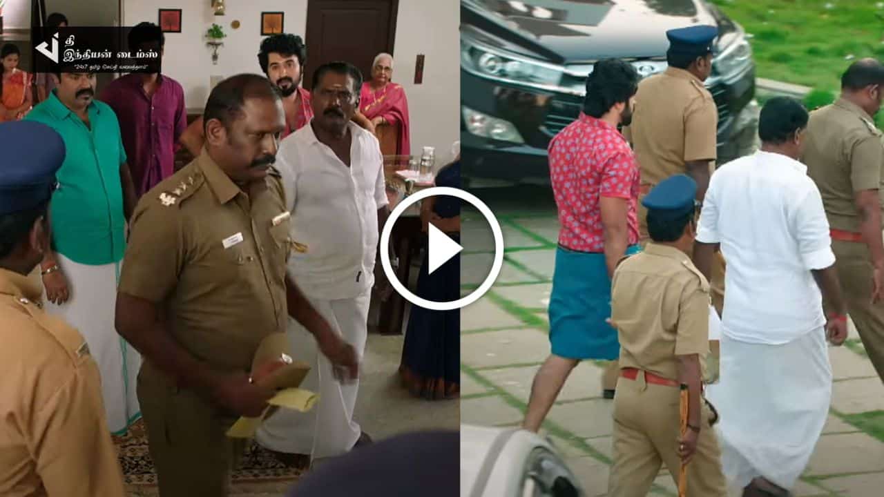 AGS-யை வீடு புகுந்து கைது செய்த போலீஸ்.. எதிர்நீச்சல் ப்ரோமோ