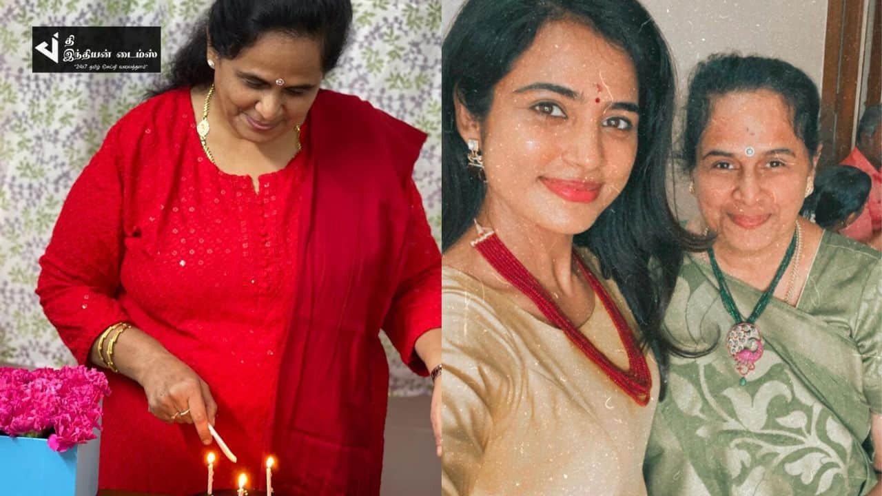 நடிகை ரம்யா பாண்டியன் அம்மாவின் பிறந்தநாள் கொண்டாட்ட புகைப்படங்கள்