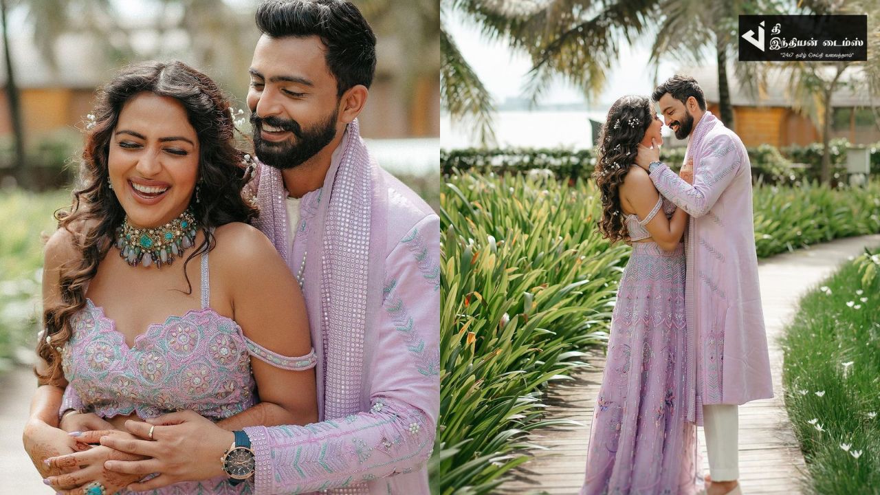 கோலாகலமாக நடைபெற்ற நடிகை அமலாபால் திருமண புகைப்படங்கள்