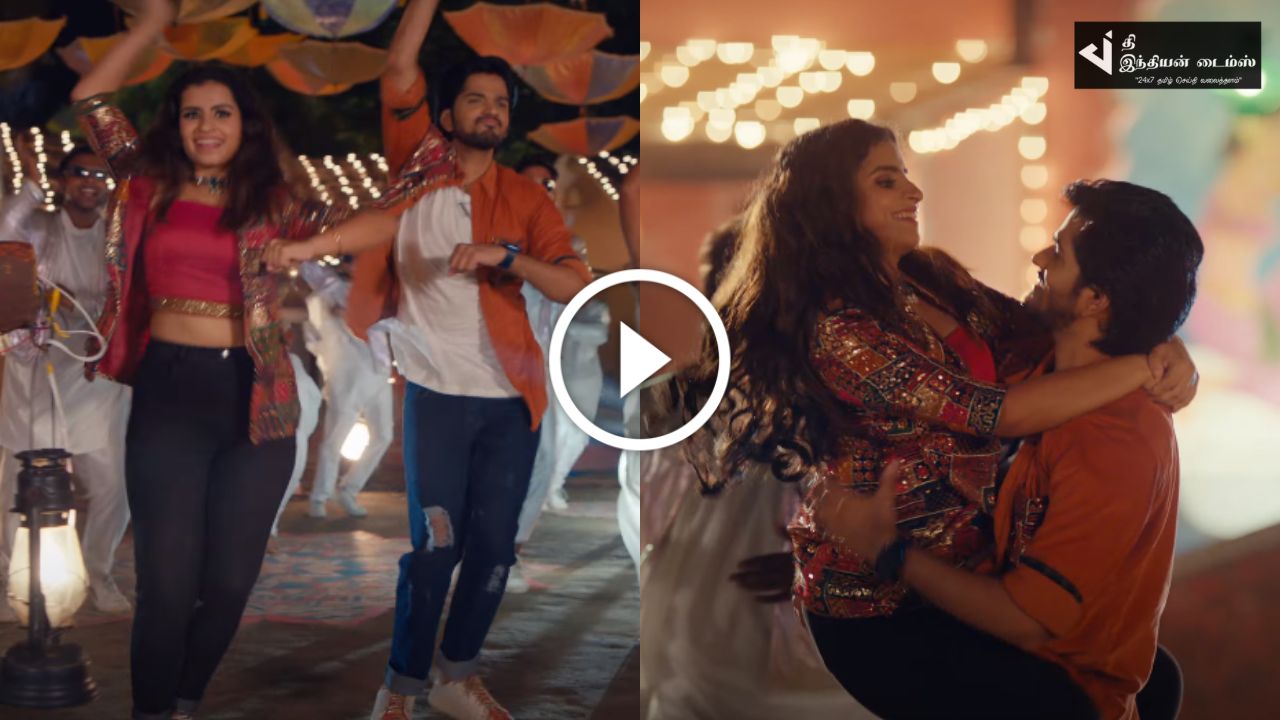 பிரபல இசையமைப்பாளர் மகனுடன் நெருங்கி ஆட்டம் போடும் சிவாங்கி… லாலா ஆல்பம் வீடியோ பாடல் இதோ
