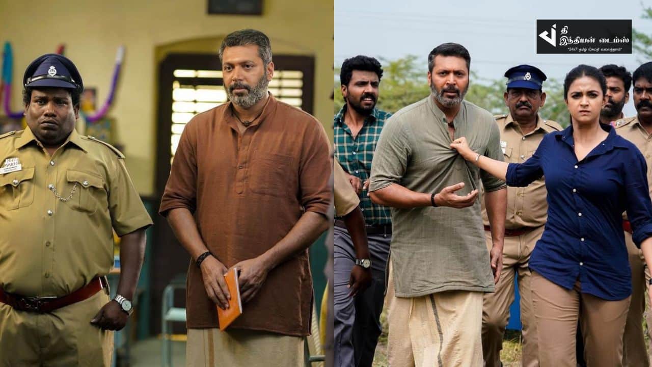 நடிகர் ஜெயம் ரவி நடிக்கும் சைரன் படத்தின் புதிய புகைப்படங்கள்