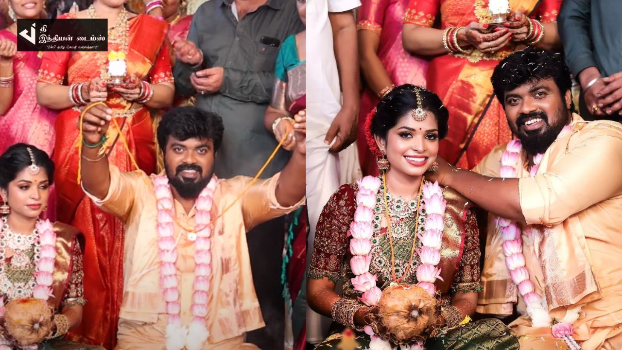 காதலியை கரம் பிடித்தார் வானத்தை போல சீரியல் ராஜபாண்டி.. திருமணத்தின் புகைப்படங்கள்