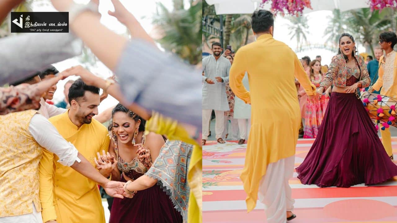 காதல் கணவருடன் கலக்கலாக நடனமாடிய கோ பட கதாநாயகி கார்த்திகா