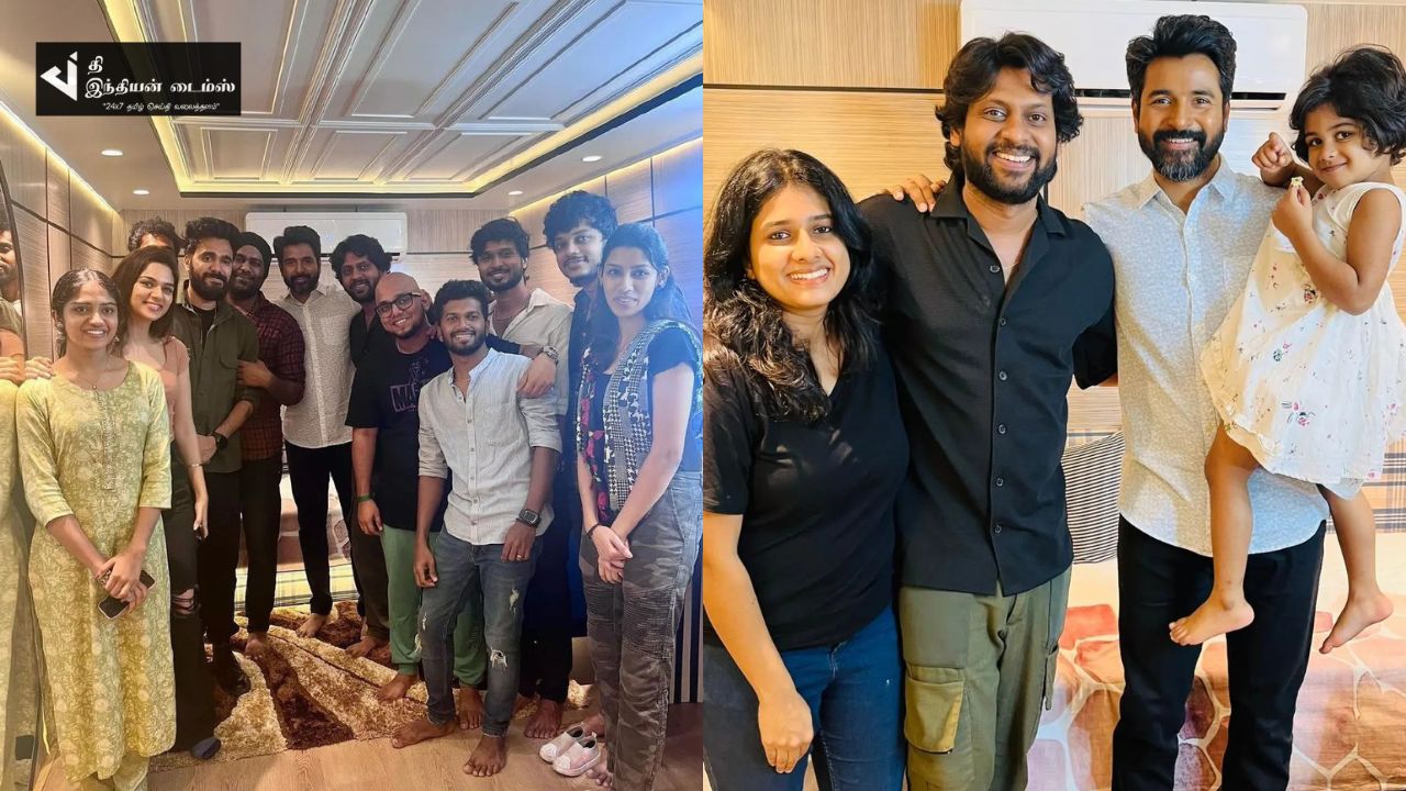 ஜோ படக்குழுவினரை நேரில் சென்று வாழ்த்திய நடிகர் சிவகார்த்திகேயன்