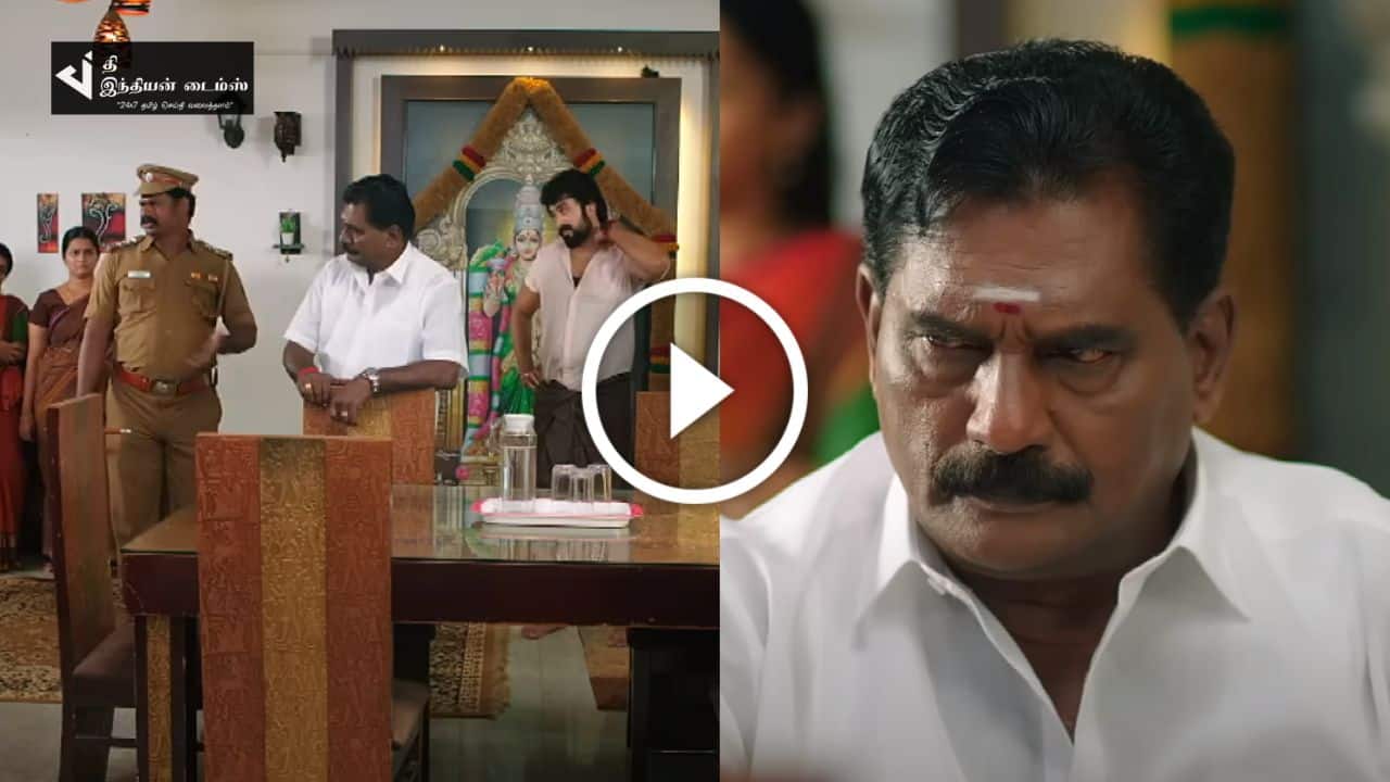 ஜனனி கொடுத்த புகாரால் ஆதி குணசேகரனை கைது செய்ய வந்த போலீசார்… எதிர்நீச்சல் ப்ரோமோ