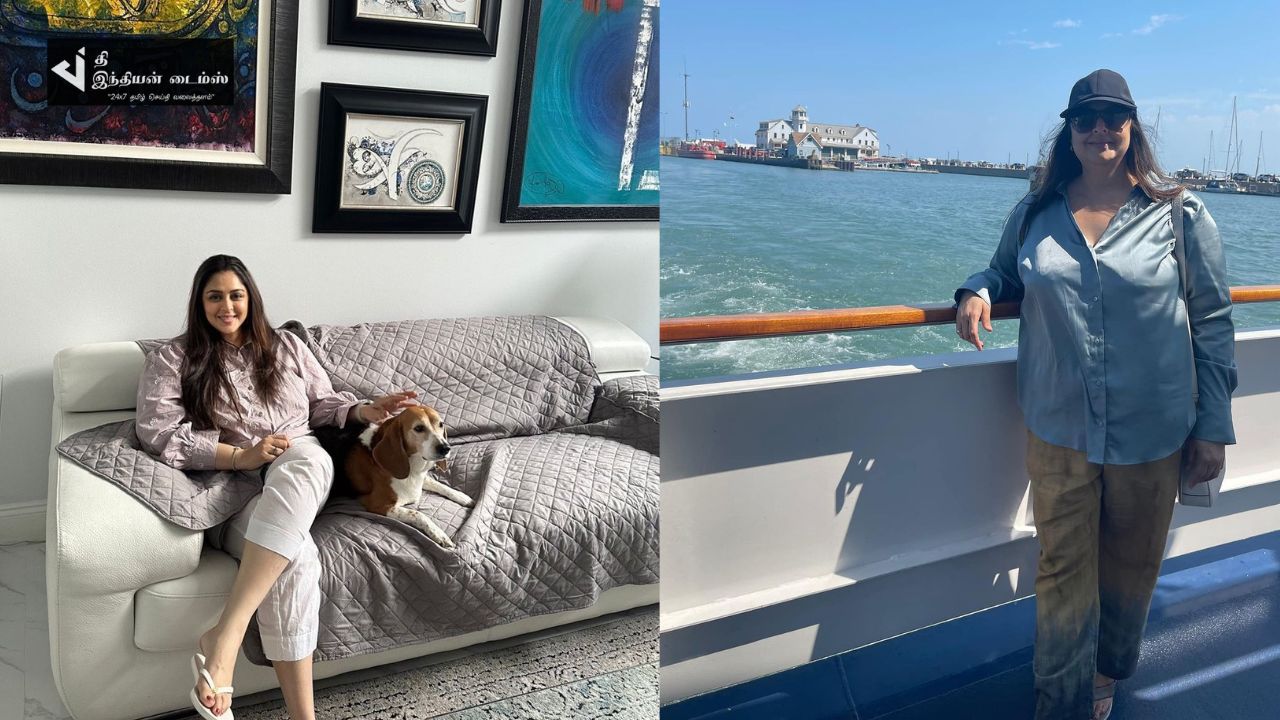 90S களில் லேடி சூப்பர் ஸ்டாராக இருந்த நடிகை நக்மாவின் லேட்டஸ்ட் புகைப்படங்கள்