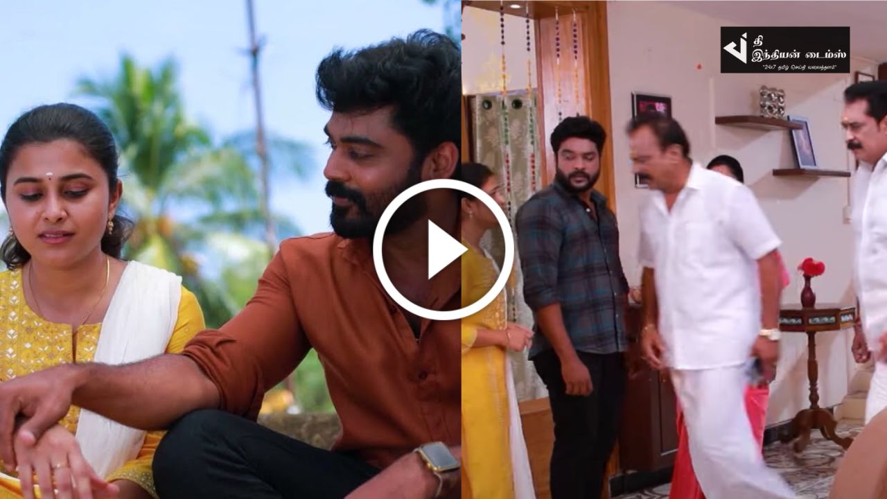 ராஜி காதலன் கெட்டவன் என கூறிய கதிரை தவறாக சித்தரித்து வீட்டில் மாட்டிவிட்ட ராஜியால் கிளம்பிய சண்டை… பாண்டியன் ஸ்டோர்ஸ் ப்ரோமோ