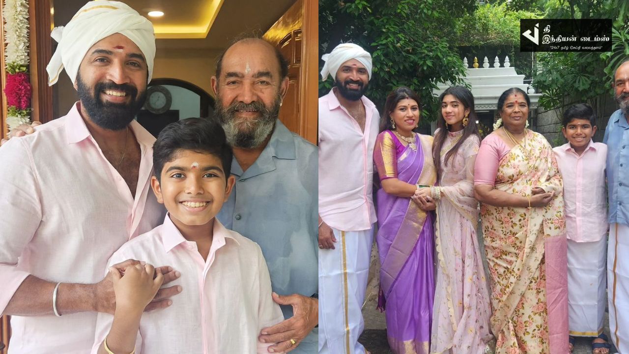 நடிகர் அருண் விஜய் வீட்டு தீபாவளி கொண்டாட்ட புகைப்படங்கள்