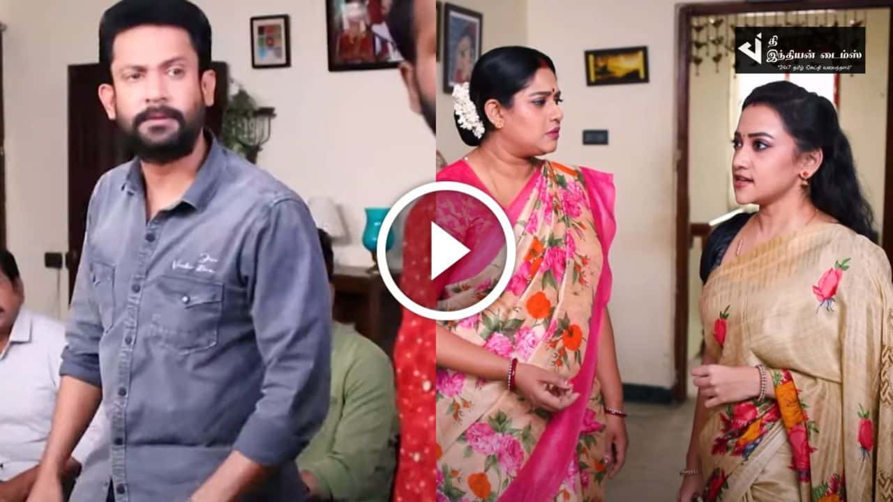 என் புருஷனை ஜெயிலுக்கு அனுப்பிட்டு சந்தோசமா இருக்கீங்கள்ளே..சும்மாவிடமாட்டேன் என தமிழ் வீட்டிற்கு வந்து சண்டையிடும் ராகினி