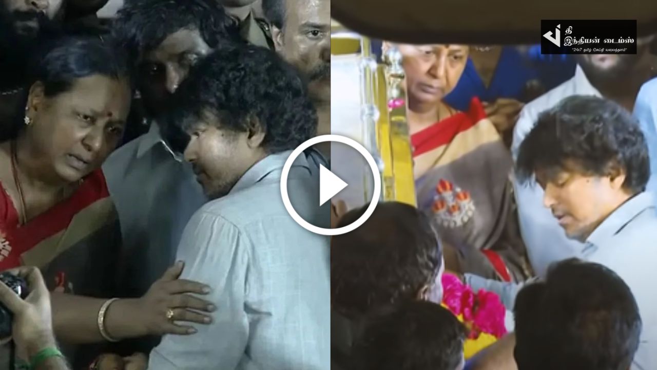 விஜயகாந்த் முகத்தை பார்த்து தேம்பி அழுத நடிகர் விஜய்