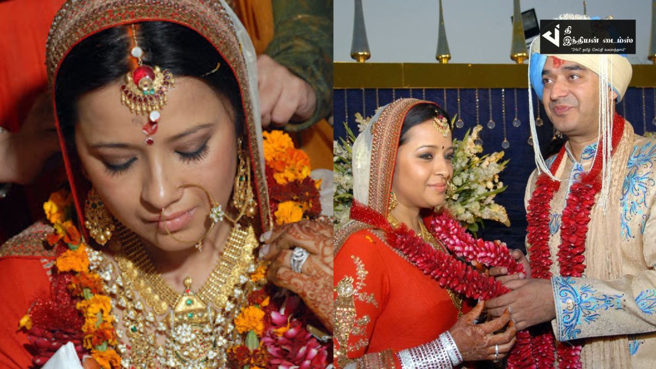 பலரும் பார்த்திராத மின்னலே பட நாயகி ரீமாசென் திருமண புகைப்படங்கள்