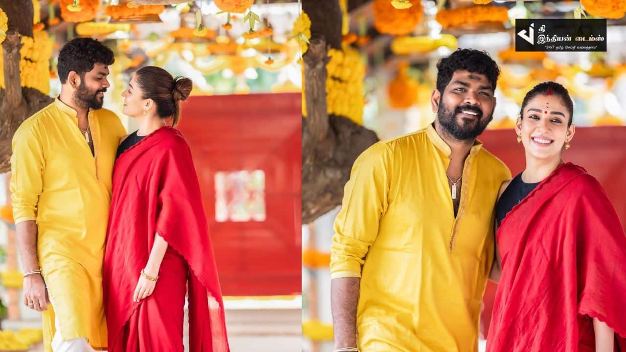 மணக்கும் குங்குமம் அழகு நயன்தாரா நெத்தியில.. நயன் விக்கியின் லேட்டஸ்ட் புகைப்படம்