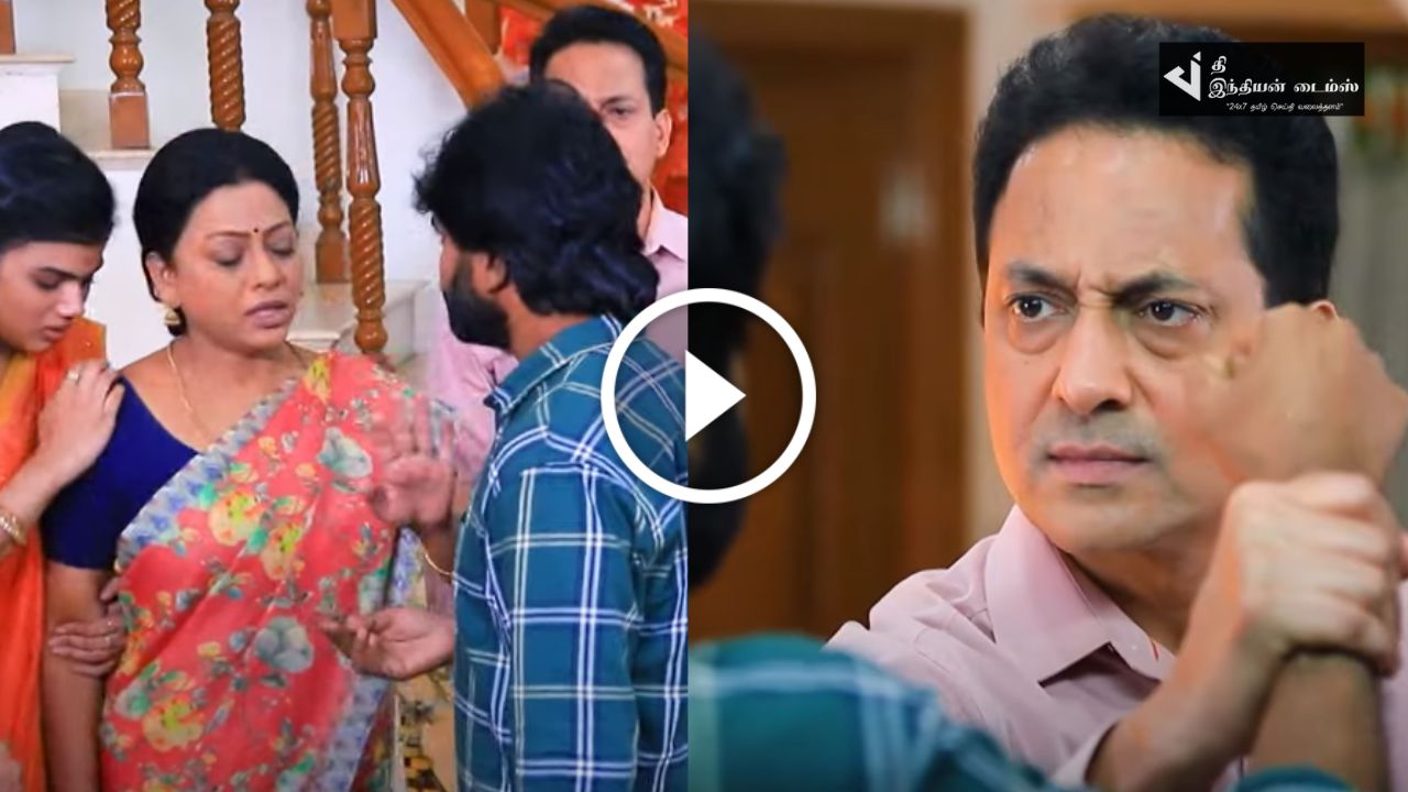 அமிர்தாவை பார்க்க வீட்டிற்கே வந்த கணேஷை அடிக்க சென்ற கோபி… பாக்கியலட்சுமி ப்ரோமோ