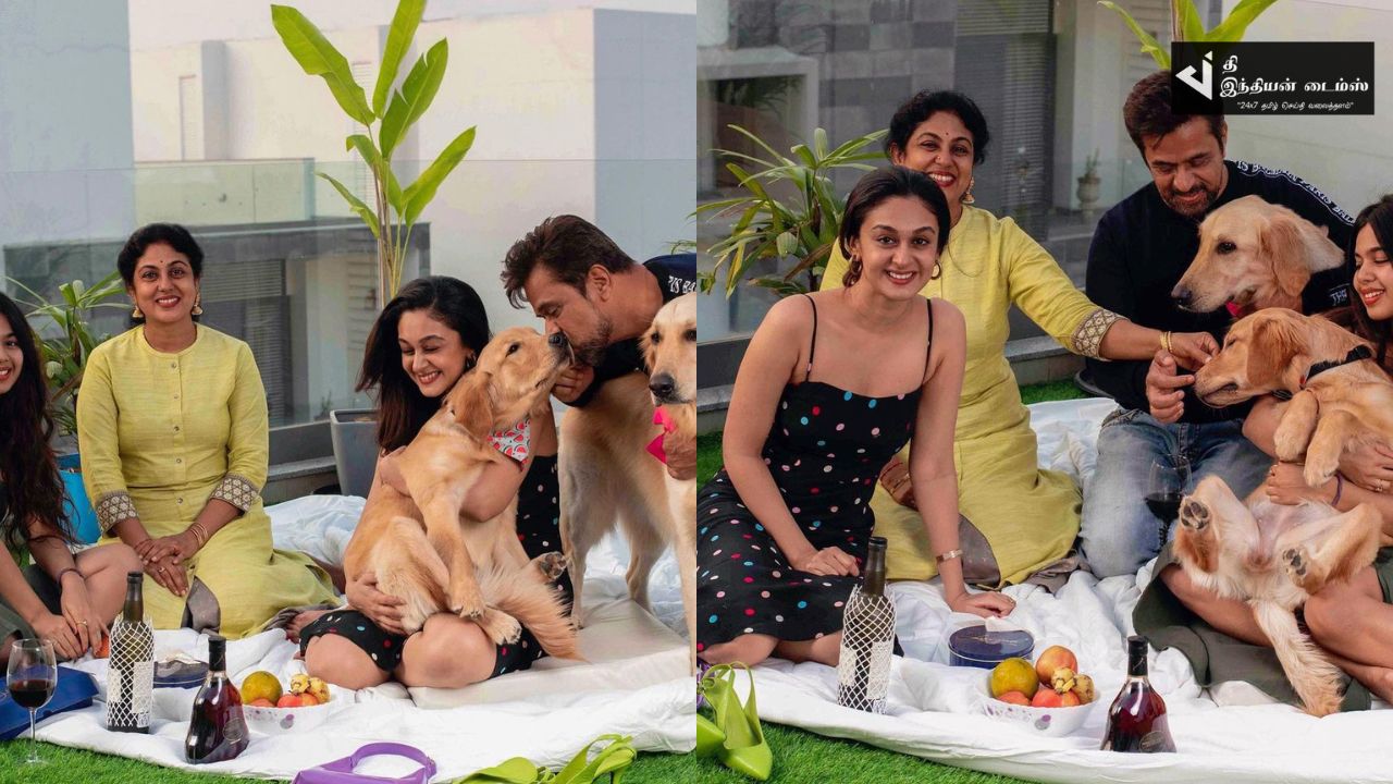 குடும்பத்துடன் WEEKEND-யை கொண்டாடிய நடிகர் அர்ஜுன்