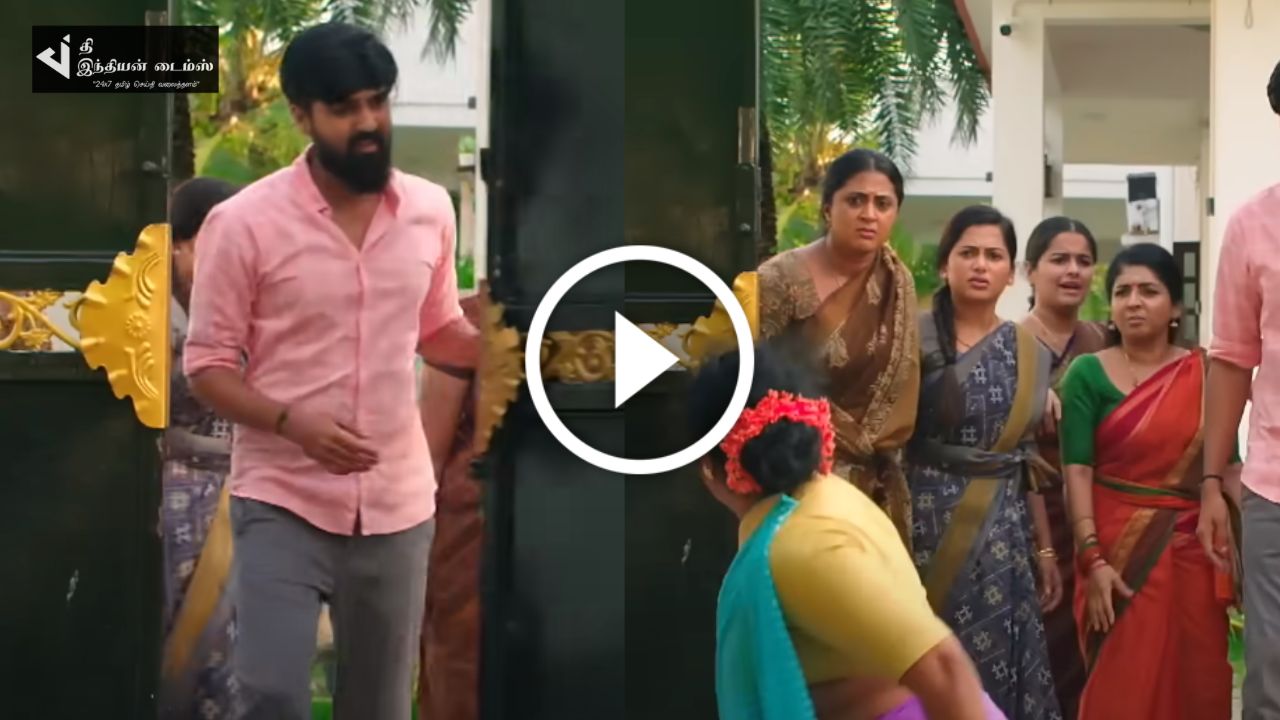 ஜான்சிராணியை வெளியே தள்ளி கதவை சாத்திய மருமகள்கள்… எதிர்நீச்சல் சீரியல் ப்ரோமோ