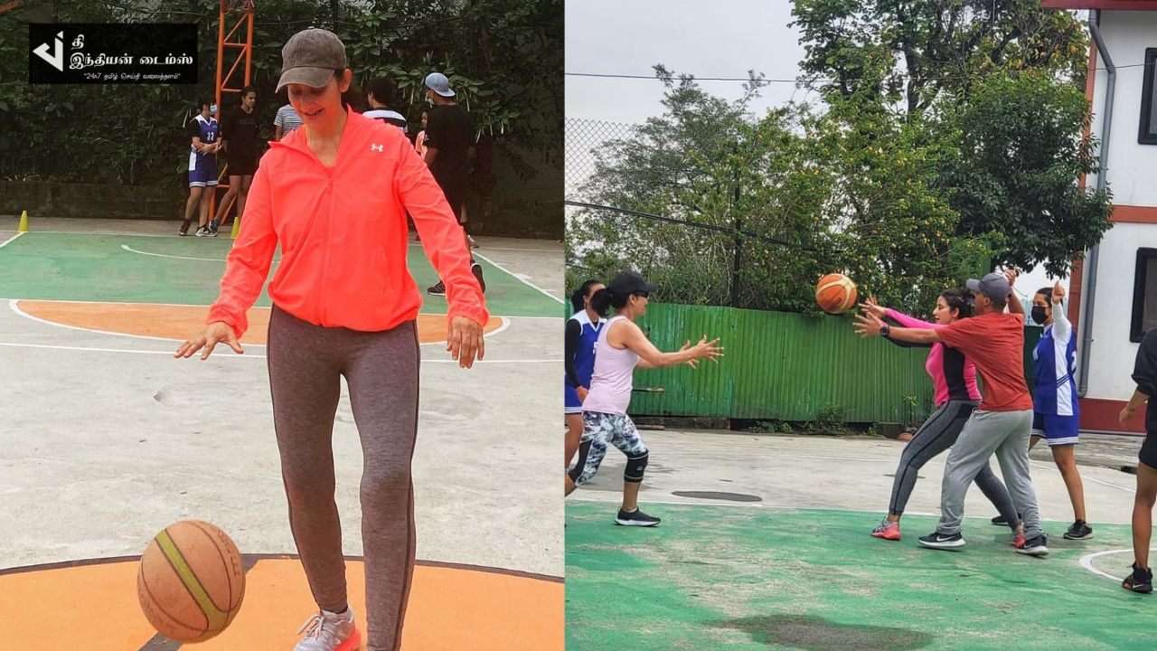 53 வயதிலும் Basket Ball விளையாடி பட்டையை கிளப்பும் நடிகை மனிஷா கொய்ராலா