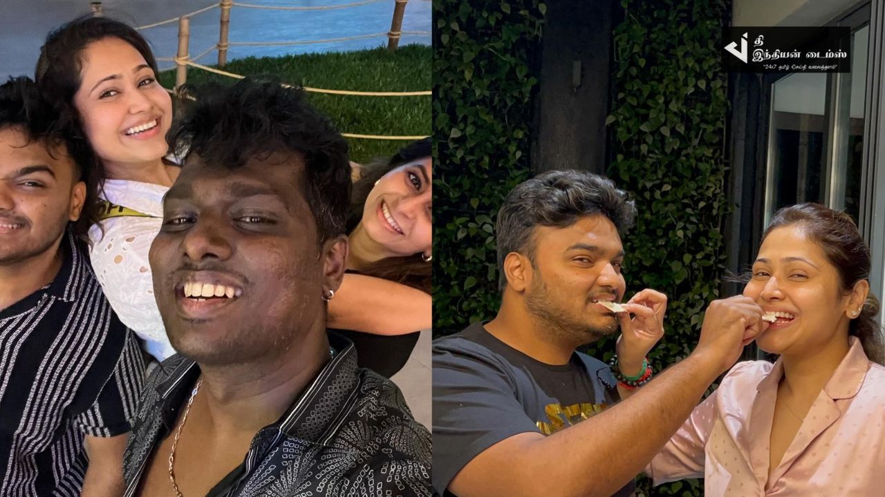 இயக்குனர் அட்லீ மனைவி ப்ரியாவின் பிறந்தநாள் கொண்டாட்டம்