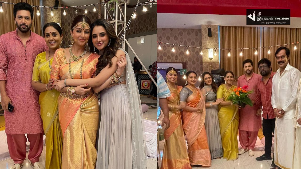 நடிகர் ஜெயம் ரவி நடிக்கும் BROTHER படத்தின் படப்பிடிப்பு புகைப்படங்கள்