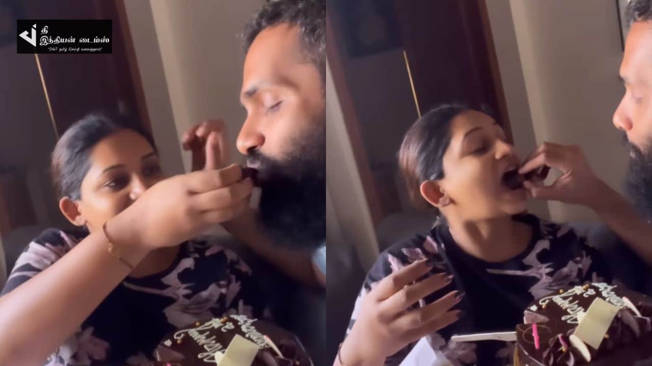 காலில் காயத்துடன் திருமண நாளை கொண்டாடிய தமிழும் சரஸ்வதியும் சீரியல் நாயகி நக்ஷத்ரா