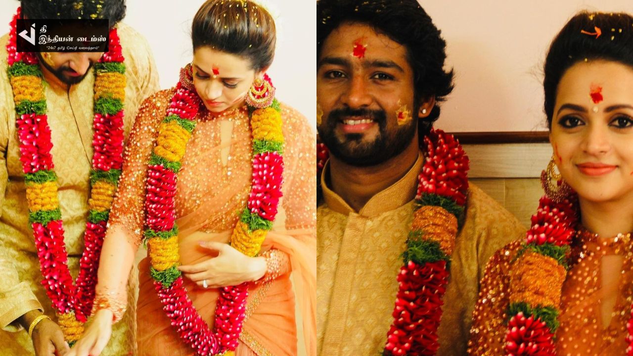 அசல் பட கதாநாயகி பாவனாவின் திருமண நிச்சயதார்த்த புகைப்படங்கள்