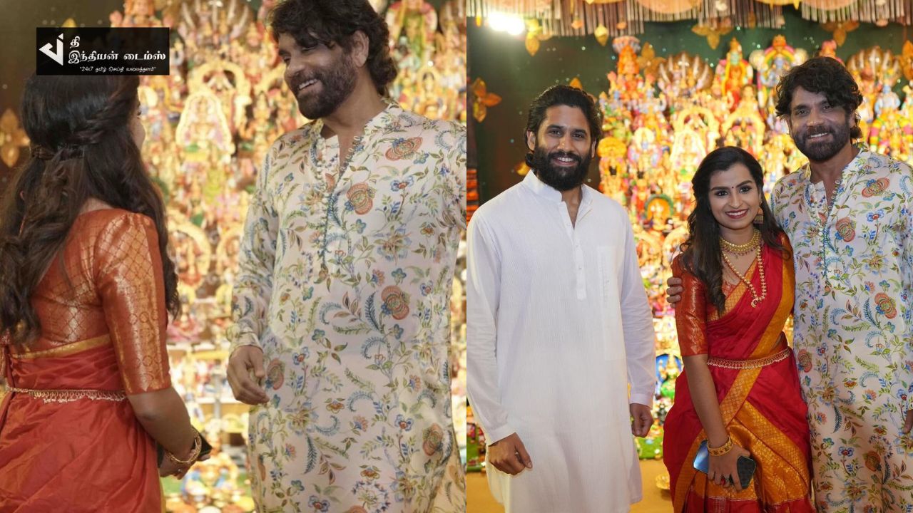 நாக சைதன்யா வீட்டு விசேஷத்தில் கலந்துகொண்ட CWC சிவாங்கி