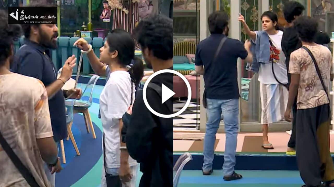 என்னை நீ எப்படி தொடலாம்… தினேஷ் மேல் பழி போட்ட மாயா… பிக் பாஸ் ப்ரோமோ