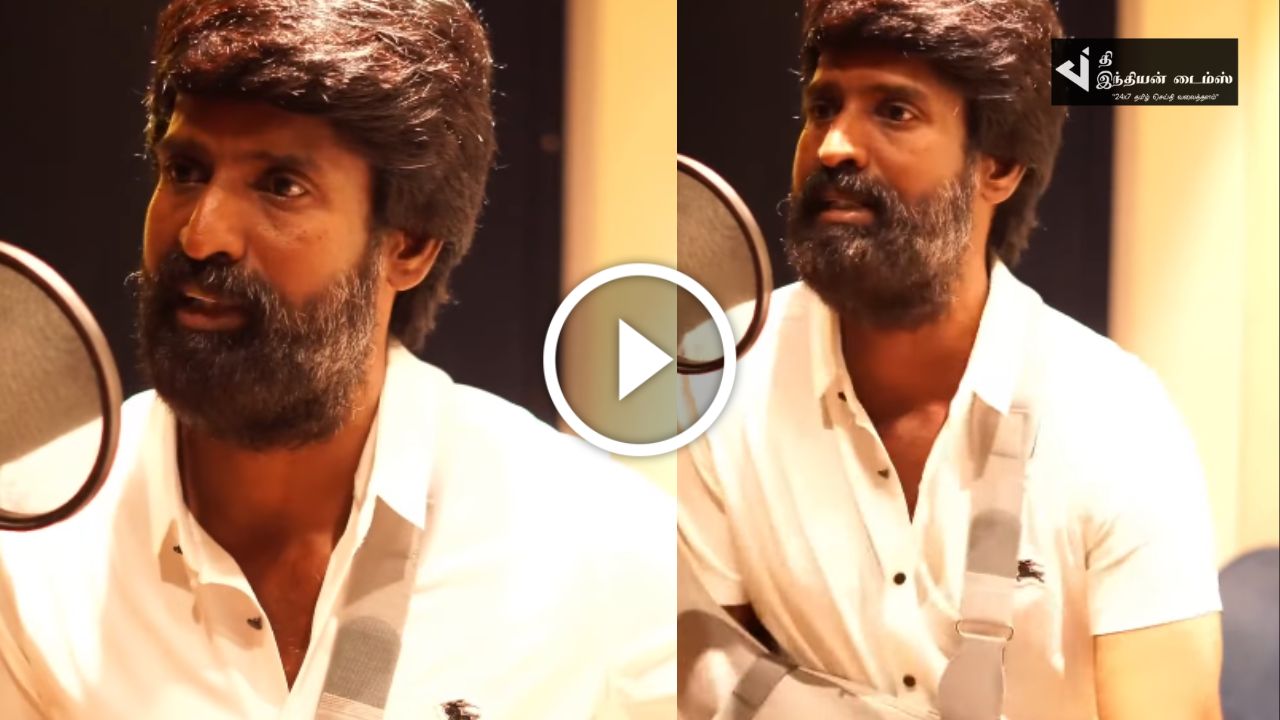 கருடன் படத்திற்காக வெறித்தனமாக DUBBING பேசிய சூரி