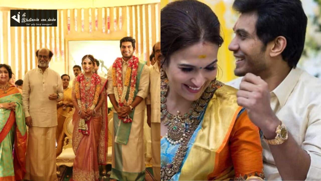 நடிகர் ரஜினிகாந்த் இளைய மகள் சௌந்தர்யாவின் திருமண புகைப்படங்கள்