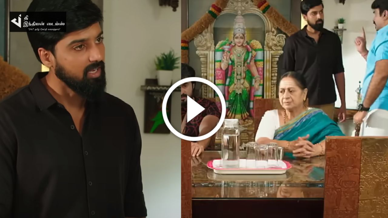 திரும்ப அப்பத்தா மேட்டரை இழுத்தேன்.. நீங்கெல்லாம் உள்ள போகவேண்டி இருக்கும்… மாஸ் காட்டும் சக்தி… எதிர்நீச்சல் ப்ரோமோ