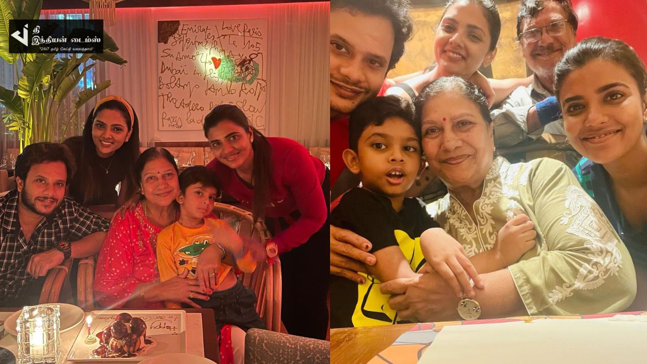 அண்ணன் மணிகண்டனின் பிறந்தநாளை கொண்டாடிய நடிகை ஐஸ்வர்யா ராஜேஷ்