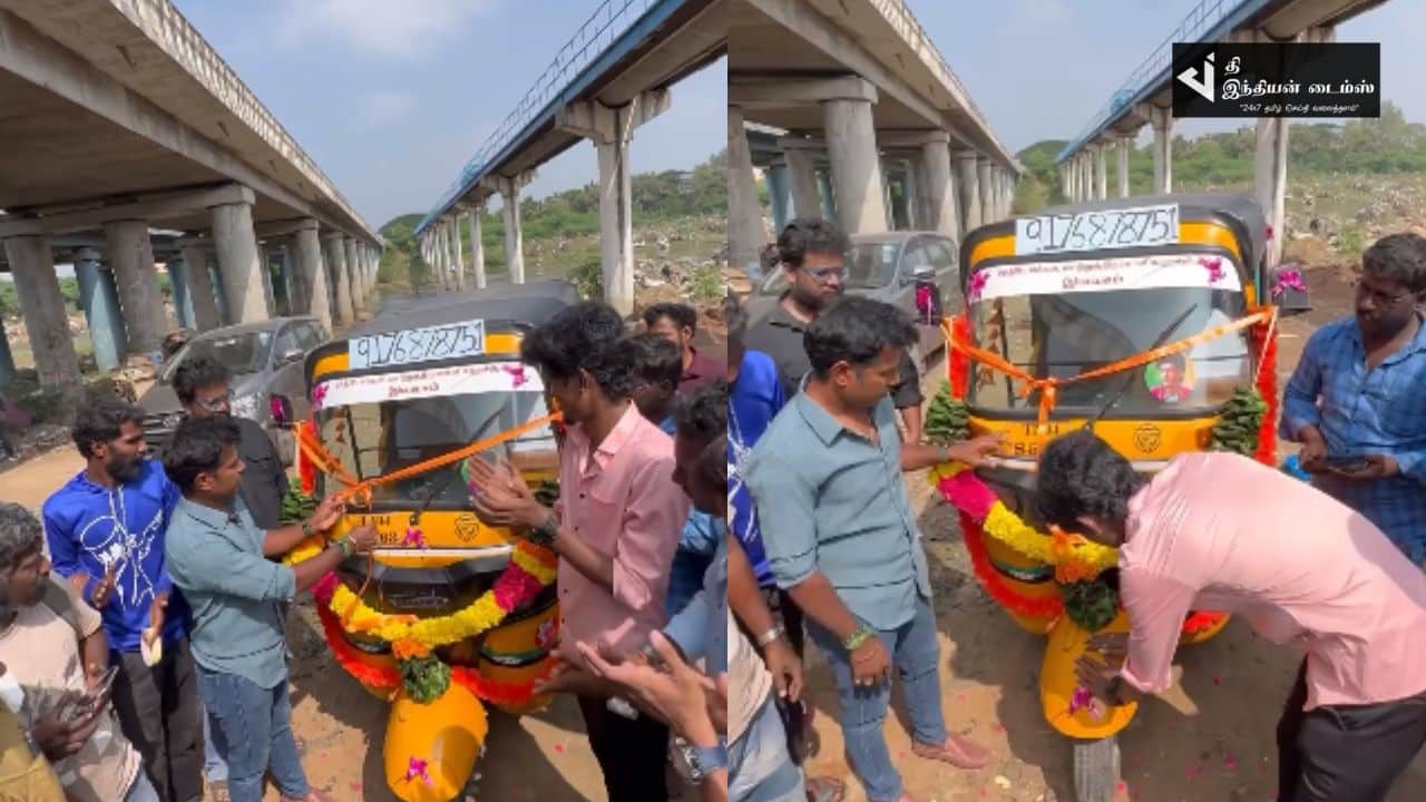 முதியவர்களுக்காக இலவச ஆட்டோ வழங்கிய KPY பாலா