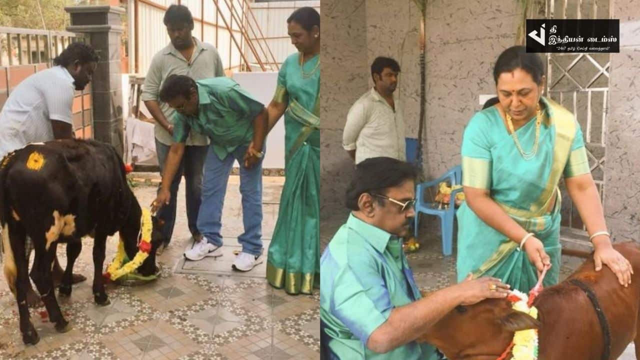 கேப்டன் விஜயகாந்த் இறுதியாக கொண்டாடிய பொங்கல் புகைப்படங்கள்