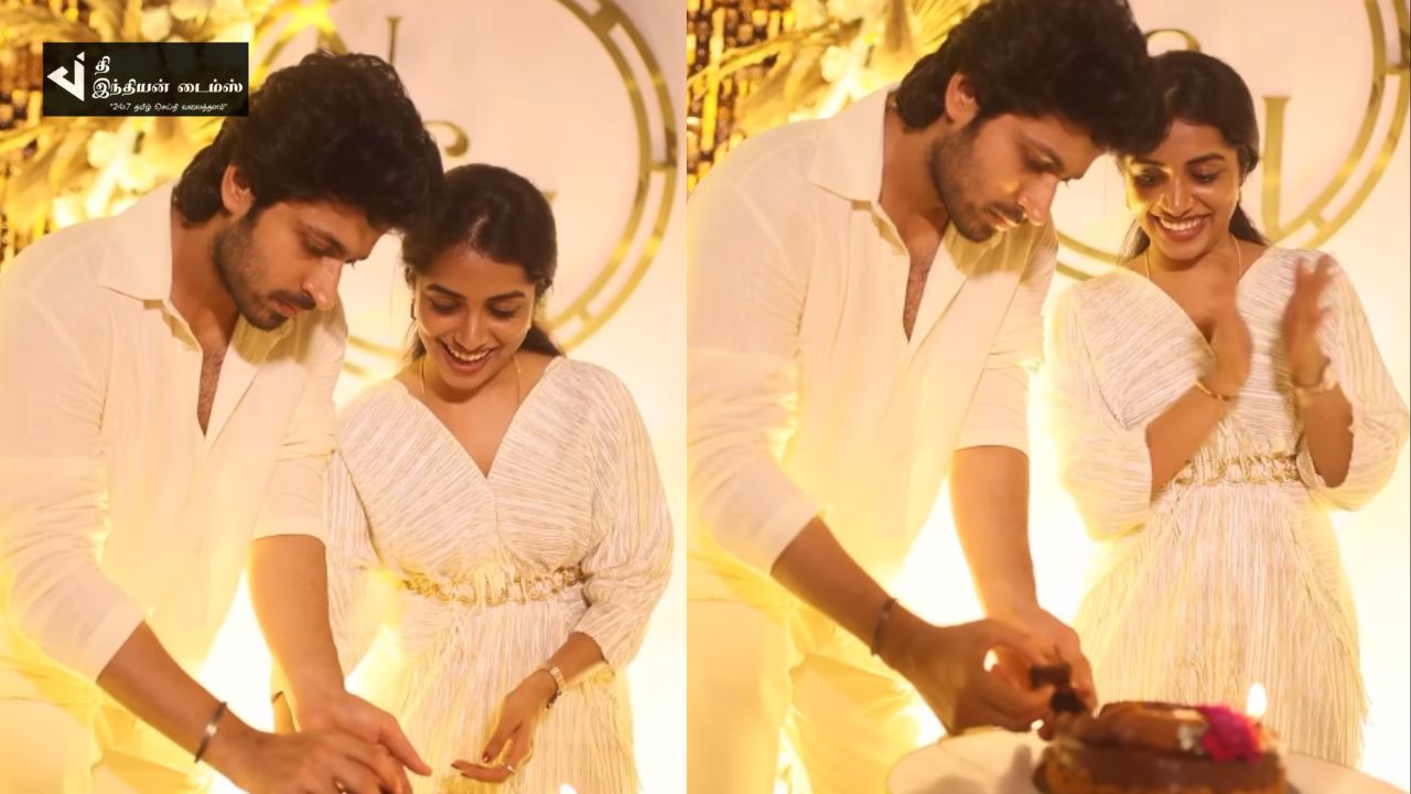 முதல் திருமண நாளை கோலாகலமாக கொண்டாடிய நடிகர் ஹரிஷ் கல்யாண்