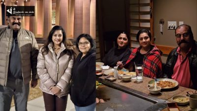 நடிகை மீனா, குஷ்புவுக்கு அமெரிக்காவில் விருந்து கொடுத்த நெப்போலியன் 29