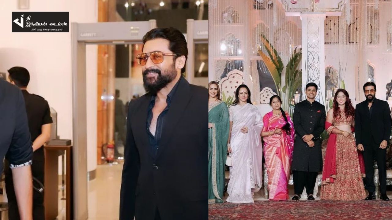 அமீர்கான் மகள் திருமணத்தில் கலந்துகொண்ட நடிகர் சூர்யா