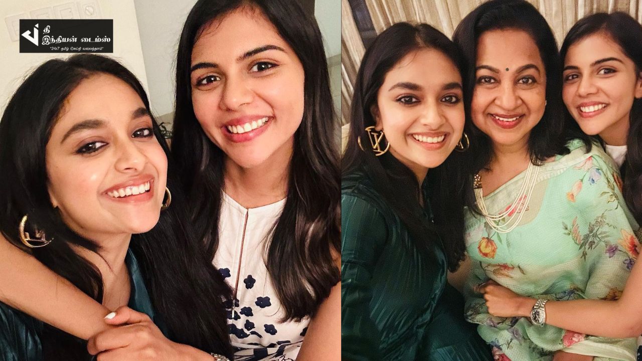 கீர்த்தி சுரேஷ் வீட்டு NIGHT PARTY-யில் கலந்துகொண்ட நடிகைகள்