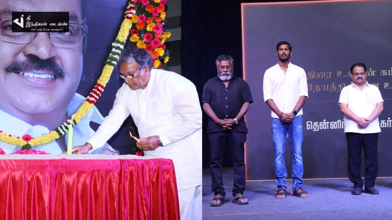 கேப்டன் விஜயகாந்தின் நினைவேந்தல் நிகழ்ச்சியில் சினிமா நடிகர்கள்