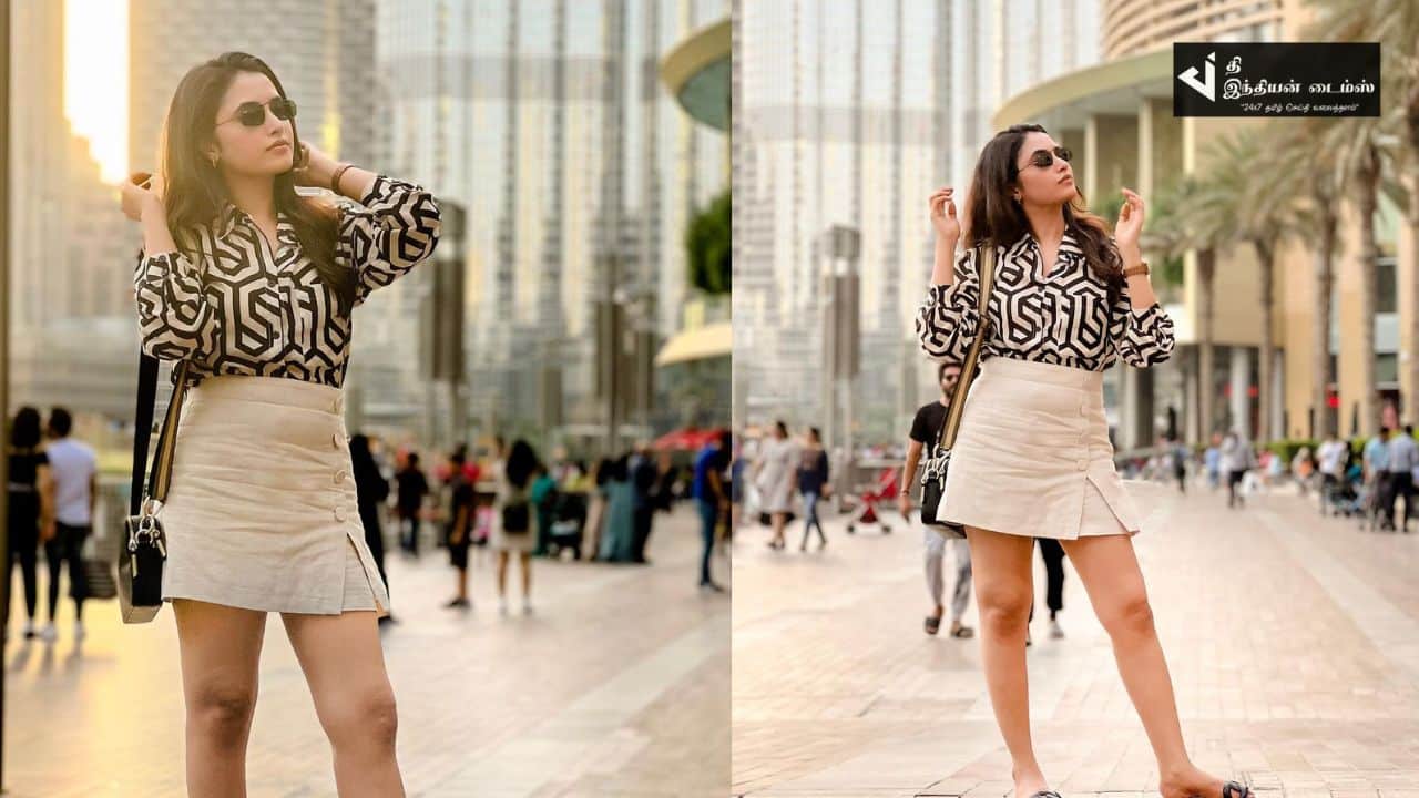 வெளிநாட்டில் விடுமுறையை கொண்டாடும் நடிகை பிரியங்கா மோகன்