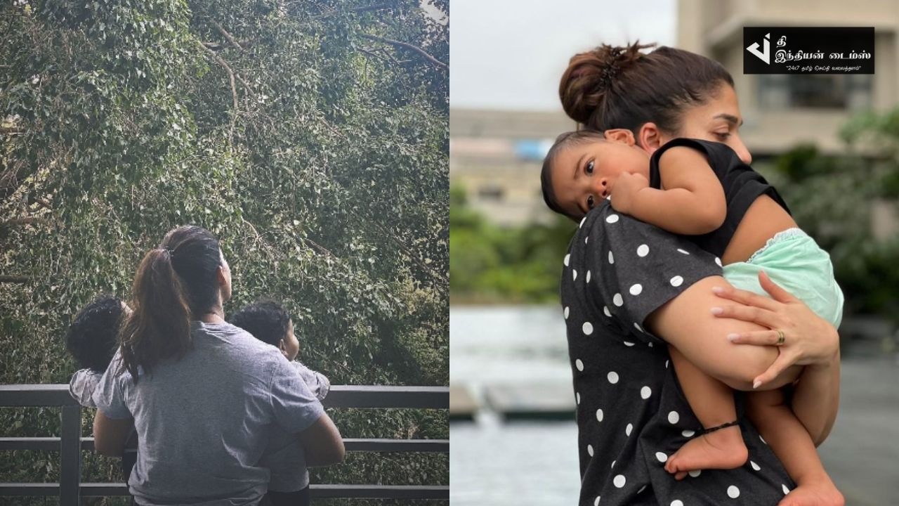 குழந்தைகளுடன் விடுமுறையில் நேரத்தை செலவழிக்கும் நடிகை நயன்தாரா புகைப்படங்கள்
