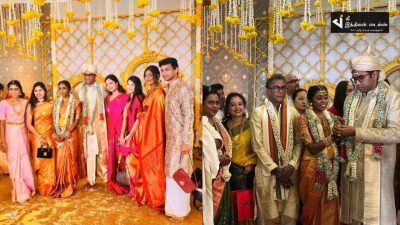 இன்று கோலாகலமாக நடைபெற்ற நடிகை விஜி சந்திரசேகர் மகளின் திருமண புகைப்படங்கள் 109