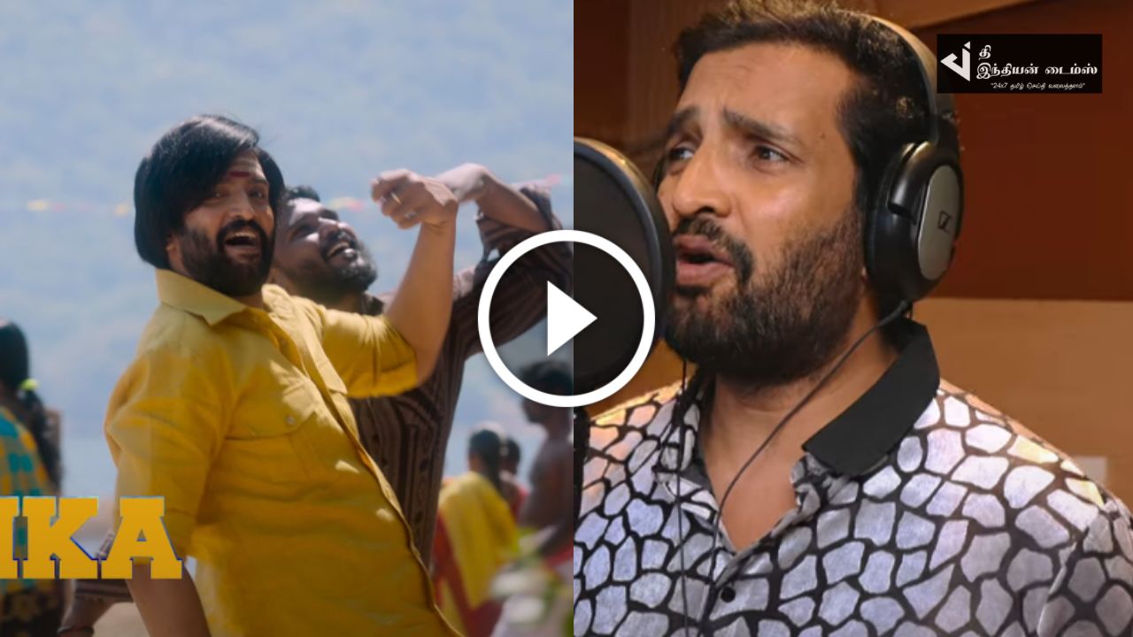 பாடகராக அறிமுகமாகிய சந்தானம் – வடக்குப்பட்டி ராமசாமி படத்தின் FIRST SINGLE இதோ